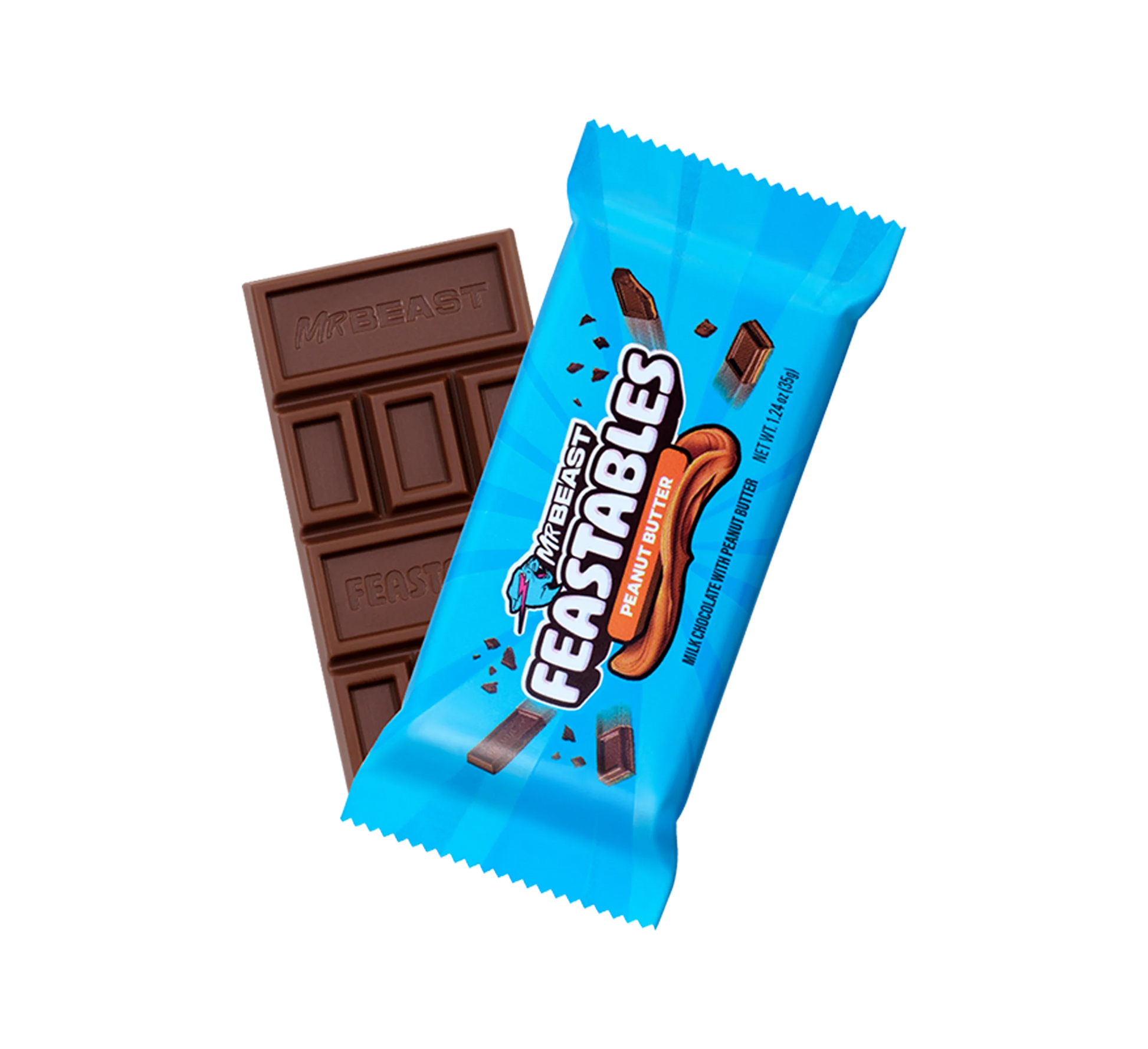 MrBeast Feastables mogyoróvajas csokolådé 60g