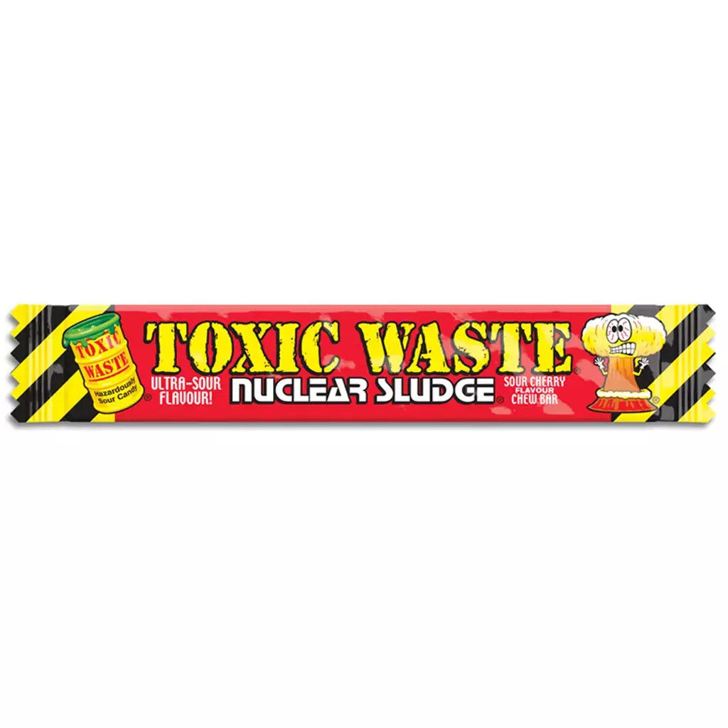 Toxic Waste Cherry Chew Bar 20g - Cherry extra sour chew