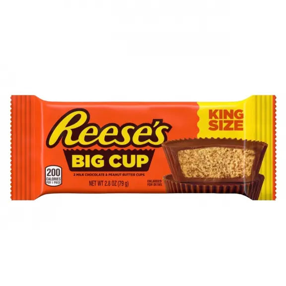Reese's 2 db-os Big Cup King size - Mogyoróvajas tejcsokoládés desszert - 79 g