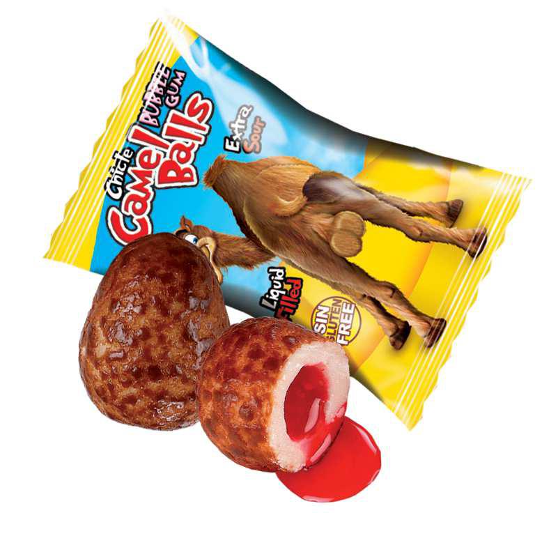 Camel Ball extra savanyú zselés töltött rágó 5g