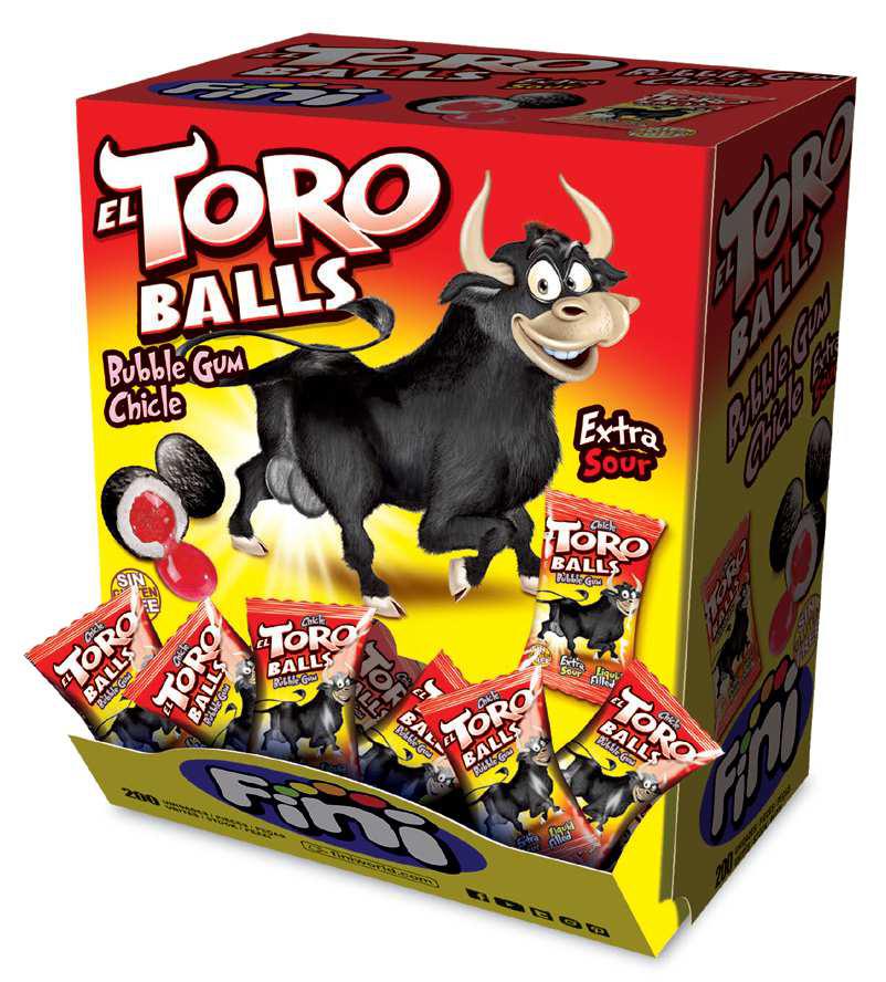 El Toro Ball -  savanyú zselés töltött rágó 5g