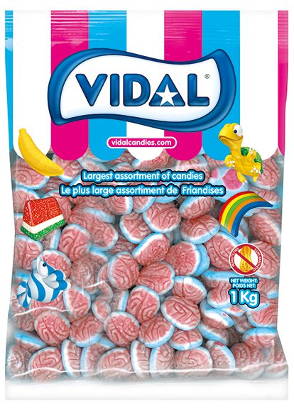 Vidal töltött agy gumicukor 1 kg