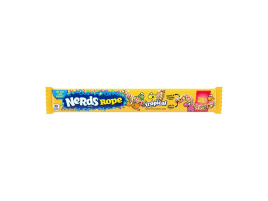 Wonka Nerds Rope Tropical gyümölcs ízű cukorkás gumicukor 26g