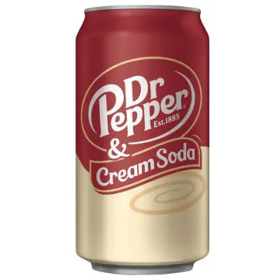 Dr. Pepper USA Cream Soda vaníliás szénsavas üdítőital 355ml