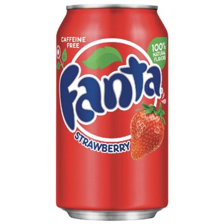 Fanta Strawberry USA eper ízű szénsavas üdítőital 355ml