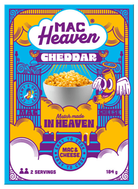Mac Heaven Mac N Cheese Cheddar Cheddar Sajtos Tészta 184g