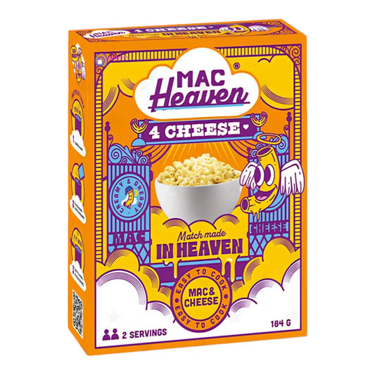 Mac Heaven Mac N Cheese Four Cheese Négy Sajtos Tészta 184g