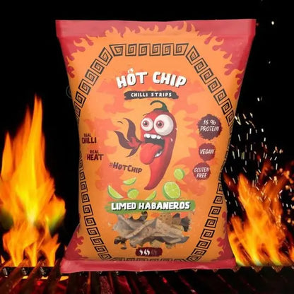 Hot Chip lime és habanero chili ízű snack 80g