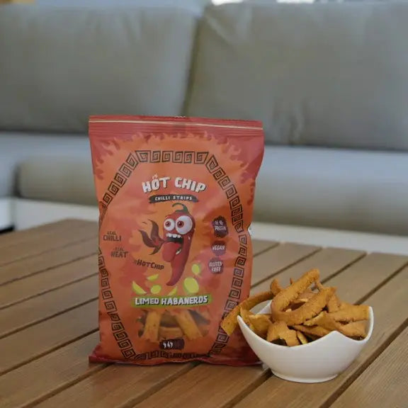 Hot Chip lime és habanero chili ízű snack 80g