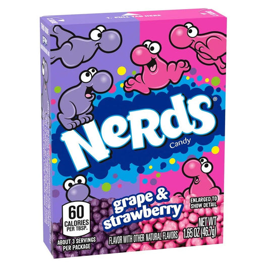 Wonka Nerds Grape and Strawberry - Szőlős-Epres cukorka 47g nasimania.hu